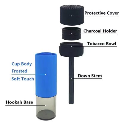 Portable Shisha With Ceramic Charcoal Holder